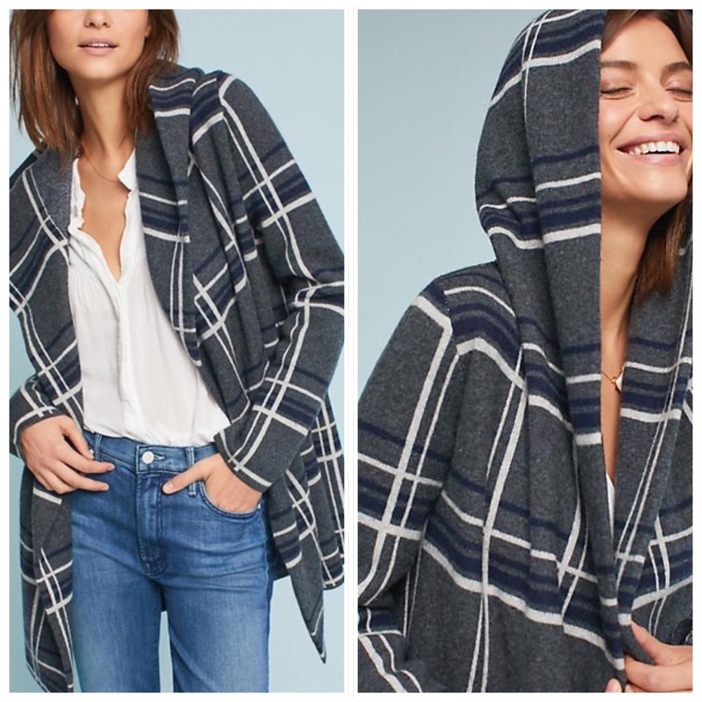 Glencoe Plaid Sweater Coat